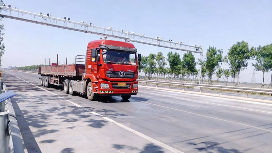 Non-stop road over-limit detection