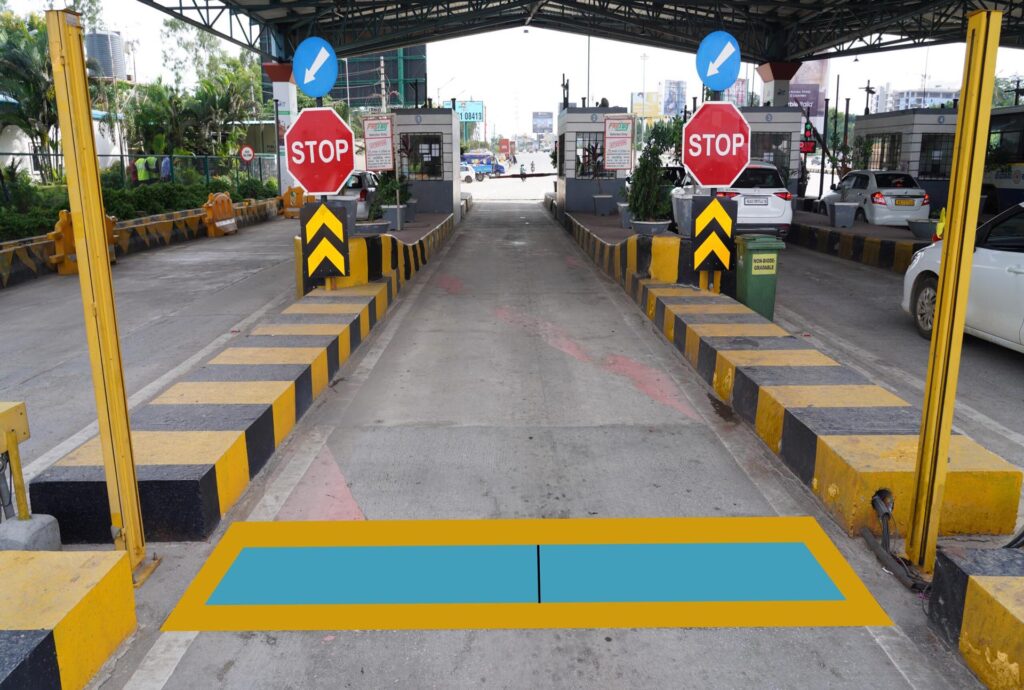 toll station weighing scale